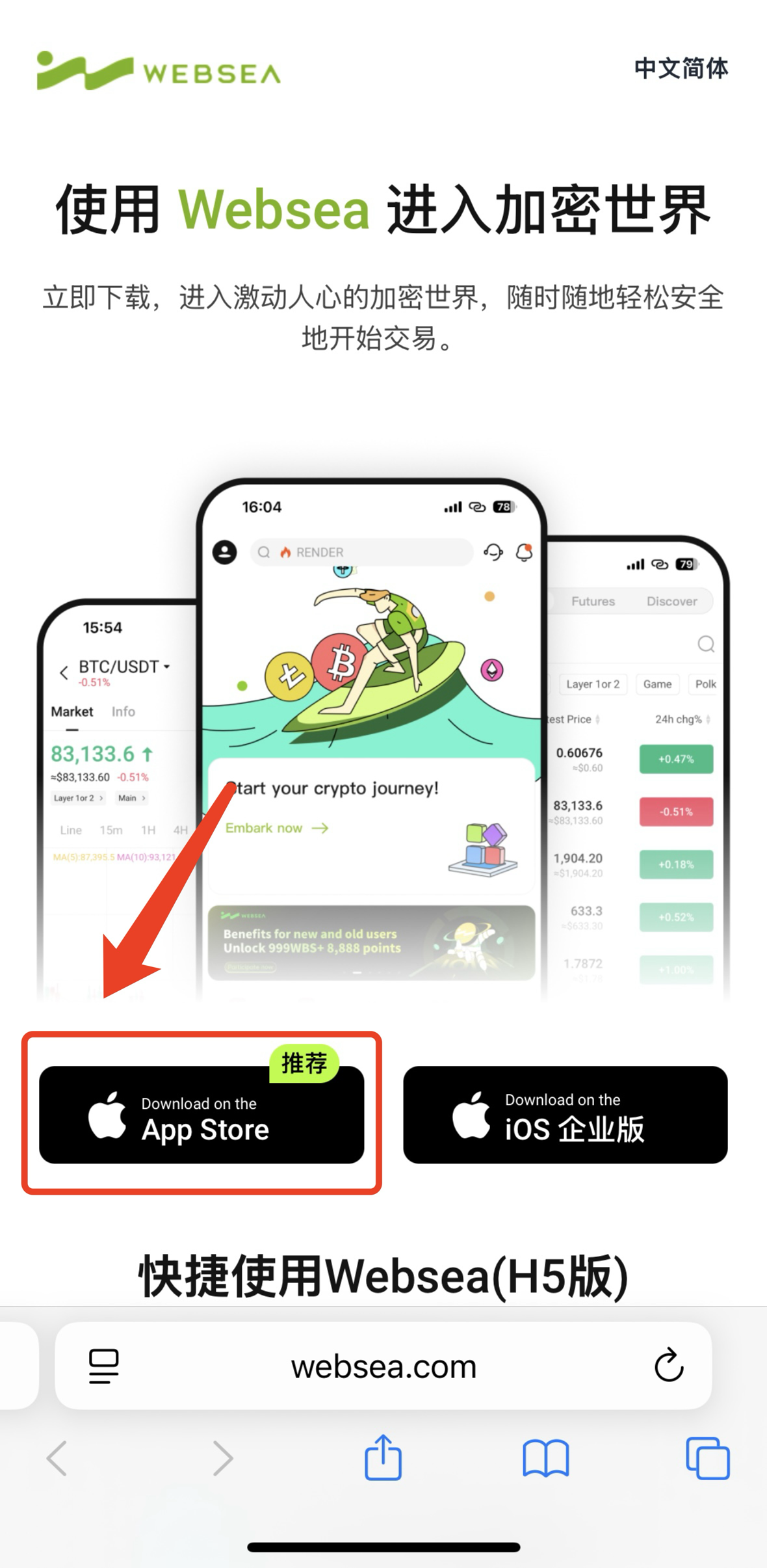 怎样快速下载Websea APP？ – 中文